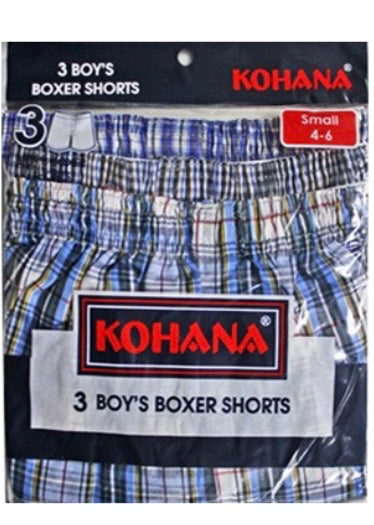 3PK Boys Boxer Shorts