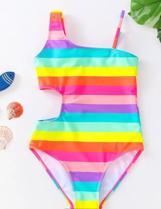 1pc Rainbow Swimsuit