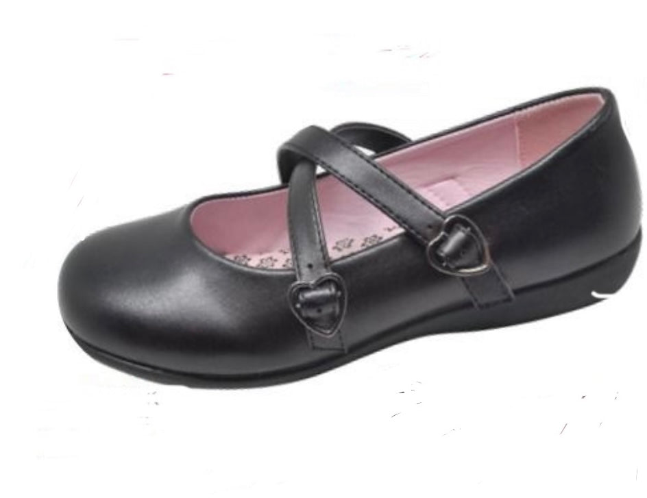 Double Strap School Shoes