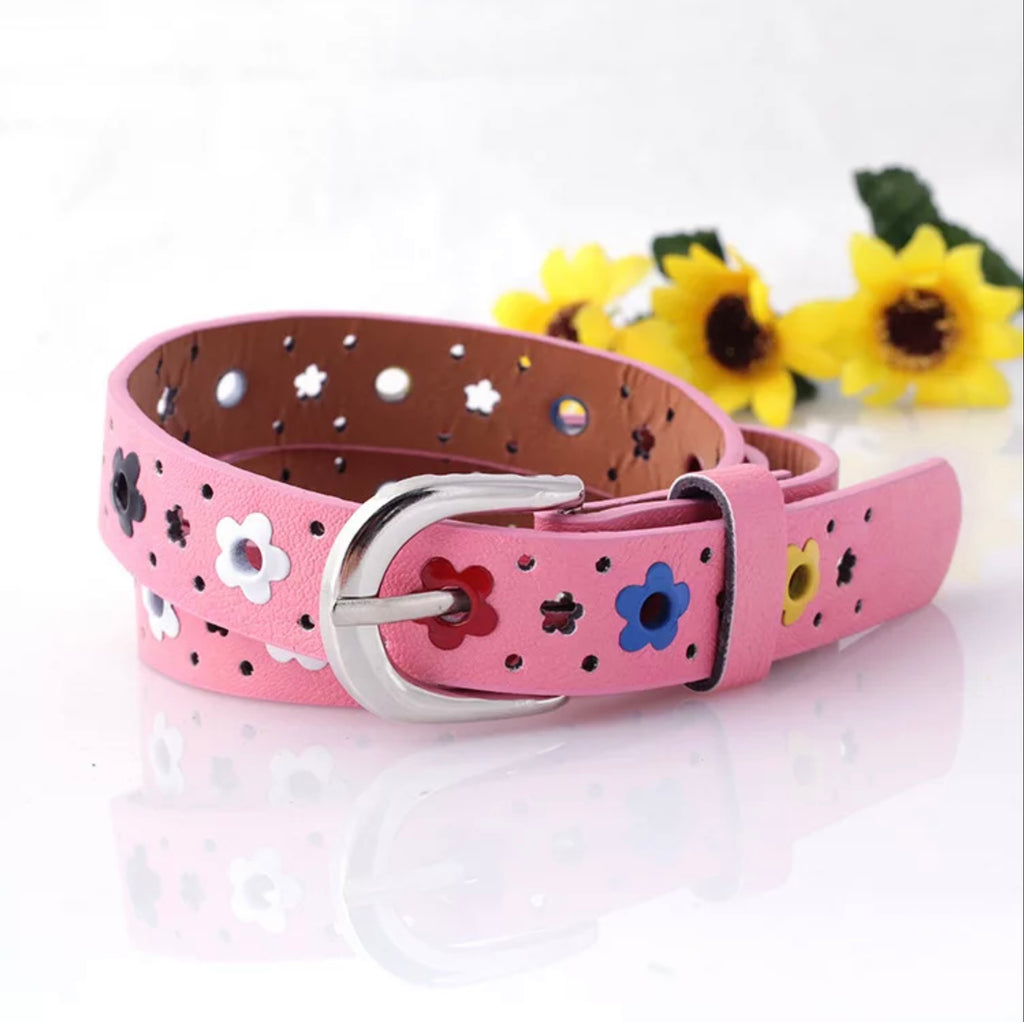 Pink Flowers Belt