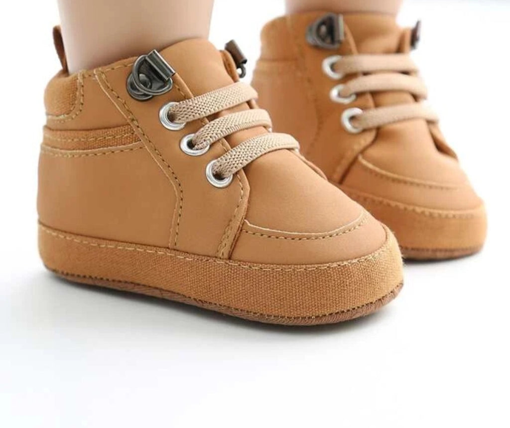 Baby Boy Lace Up Front Sneakers
