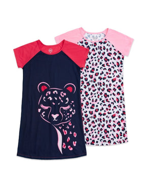 Wonder Nation 2pc Sleep set Pink &Leopard