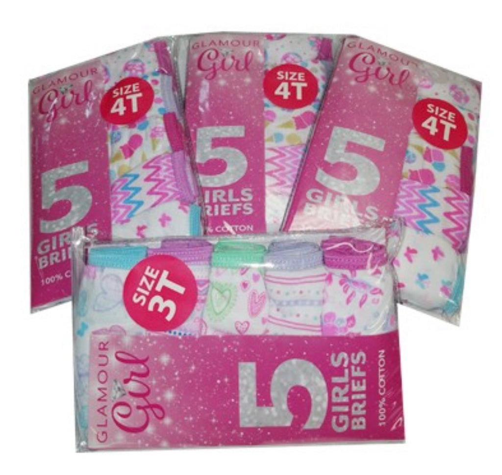 5pk Glamour Girl Briefs