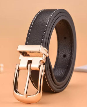 Boys Belt w/ gold buckle